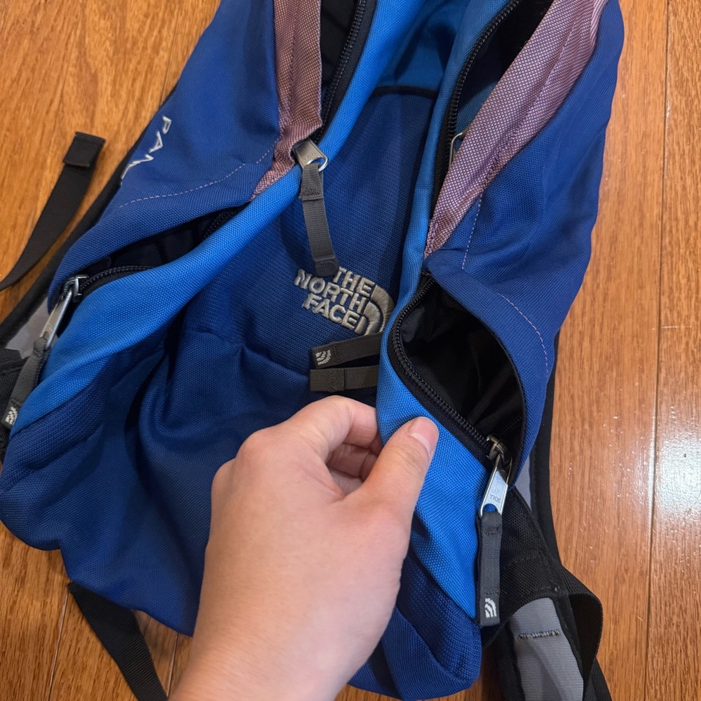 The North Face Pandora Backpack Women's Mini Small Hiking Gorpcore Day Pack Blue - Picture 11 of 12
